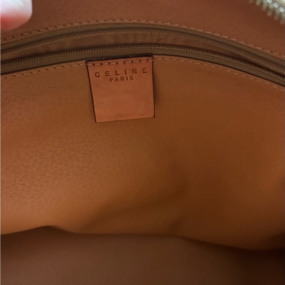 Vintage Celine Macadam pattern Boston bag brown coated canvas with leather trim - Picture 5 of 6